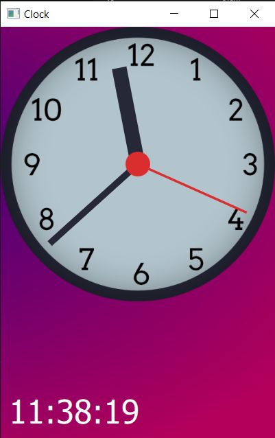 Building A Pyqt6 Analog Clock With Animations And Transformations In - Ocean Textures - Elegant HD Collection