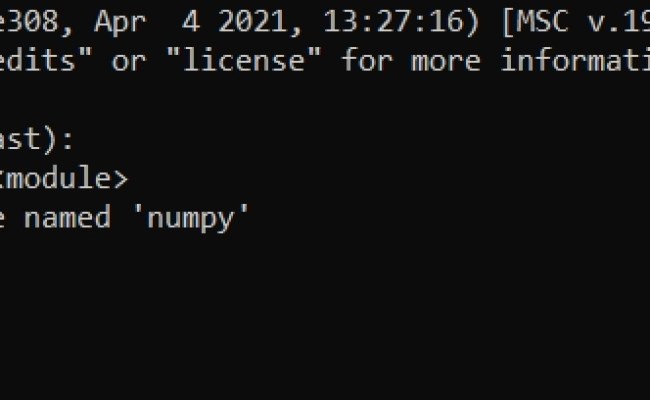 [Solved] No Module Named Numpy In Python - Python Pool