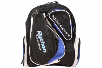 Python Deluxe Black Blue Backpack Racquetball Bag Python Racquetball