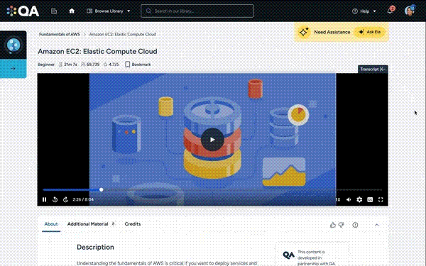 Introducing Ela Your Expert Learning Assistant - Gorgeous Dark Art - Desktop