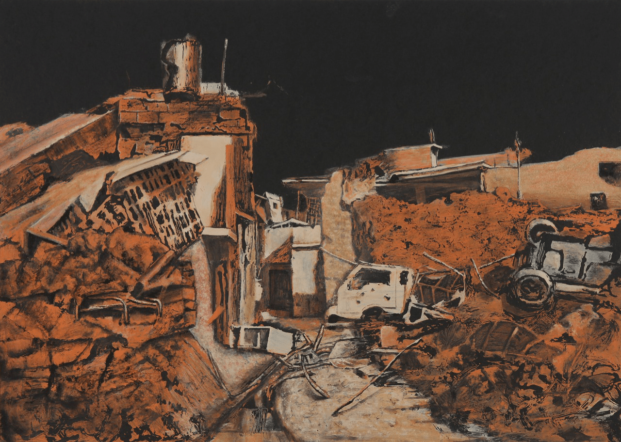 يقظة الروح أمام كوكب من الانقاض