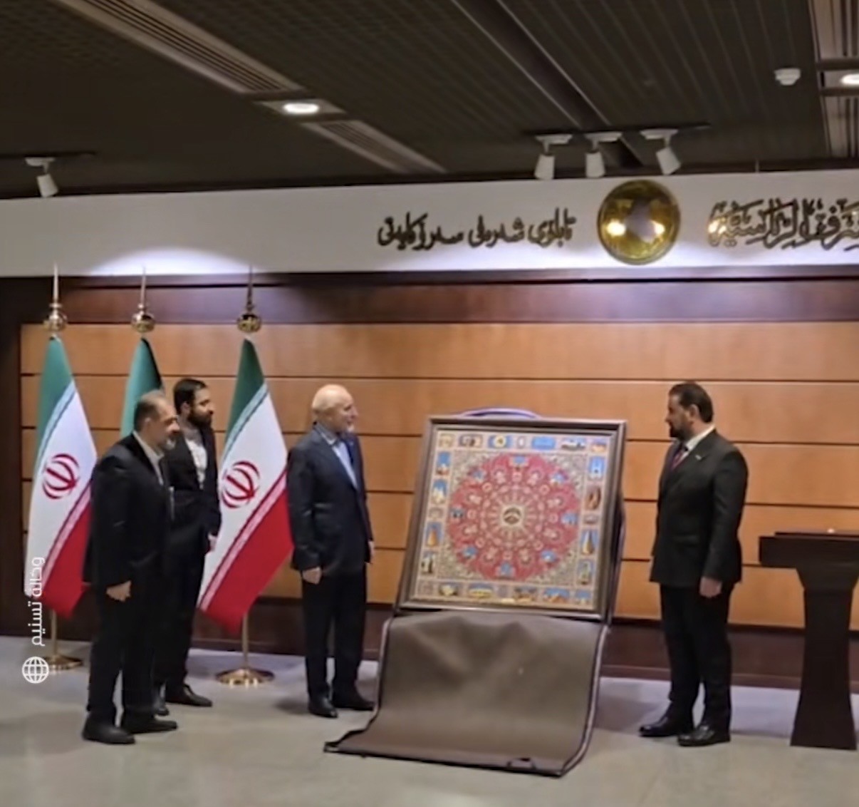 قاليباف يدوّخ الحلبوسي بهديته الغامضة