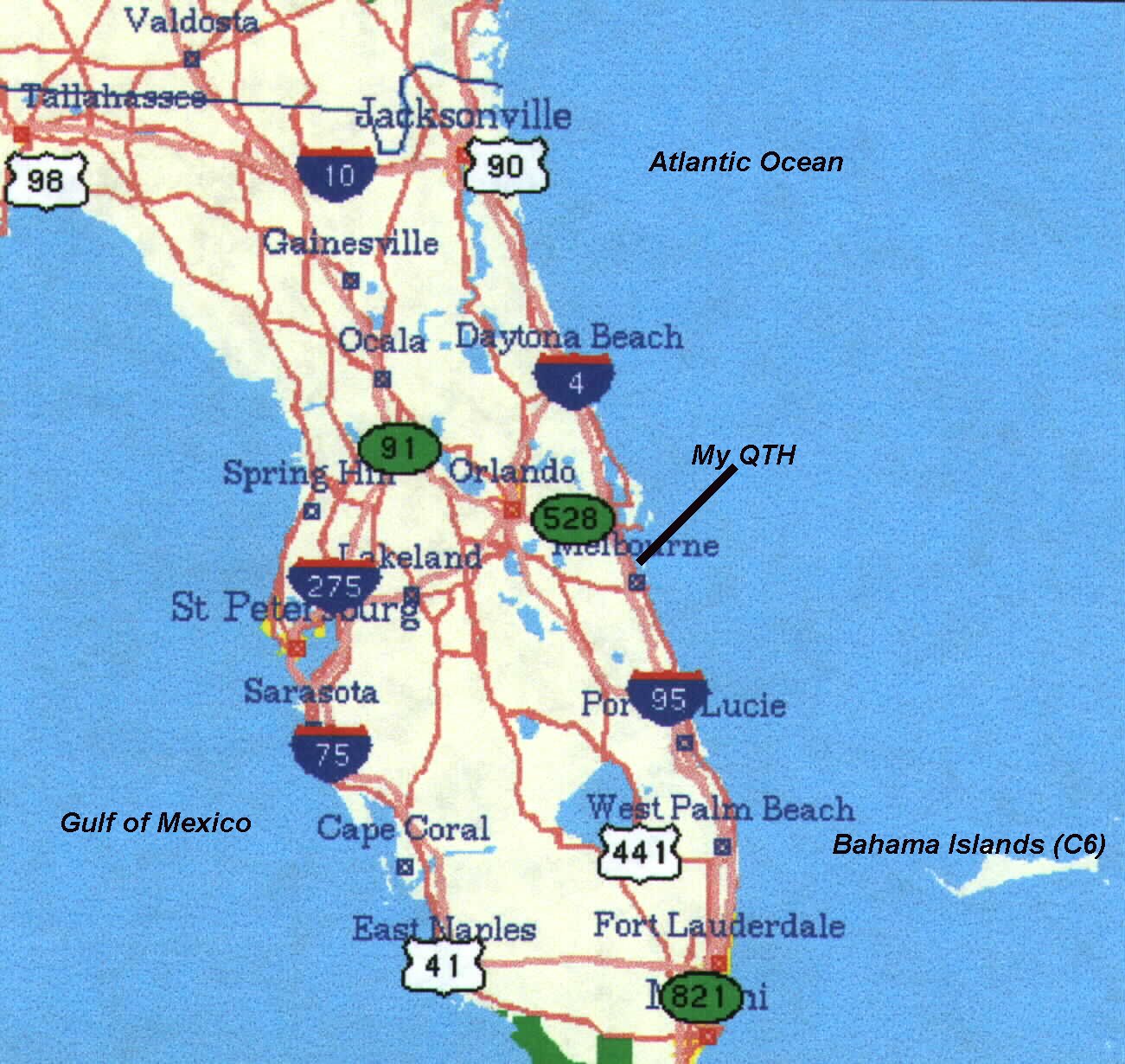 Map Of Florida Atlantic Side Map5ihb 
