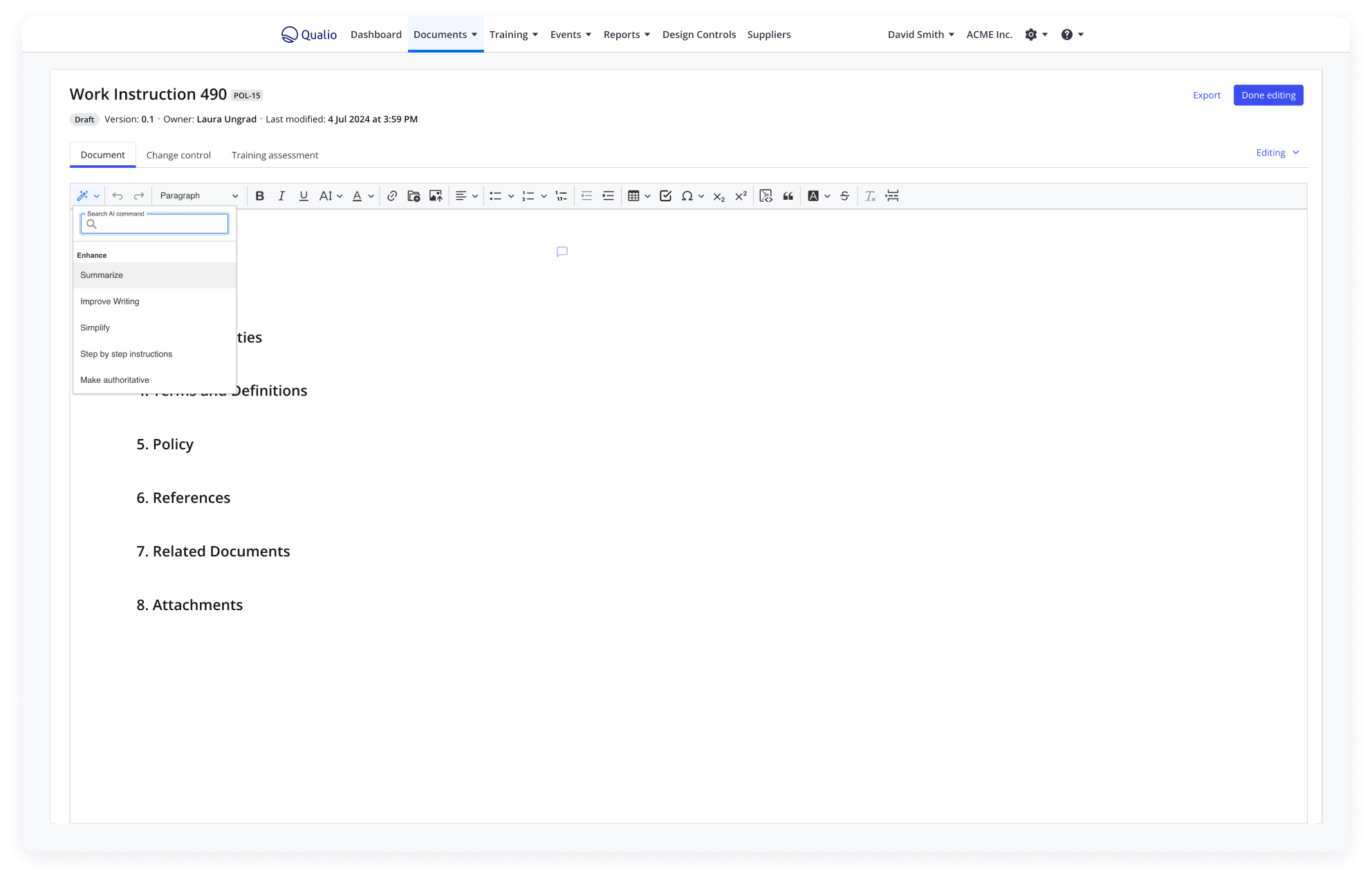 Faster Streamlined Quality Processes Powered By Ai In Qualio - Retina Light Patterns for Desktop