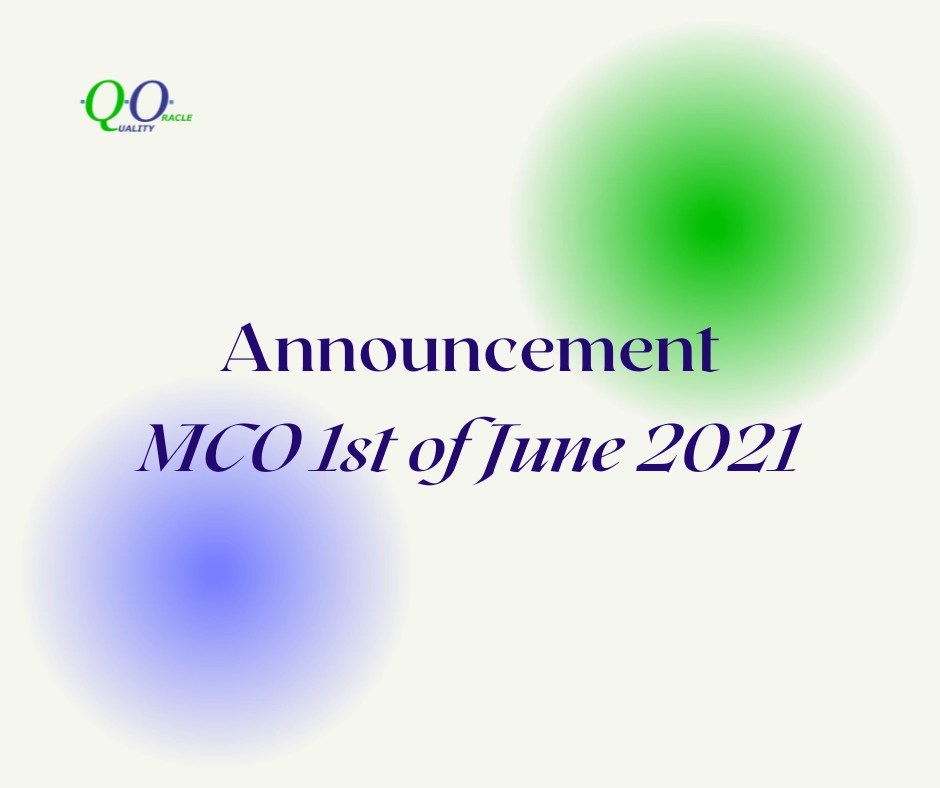 Office Operations: Movement Control Order as of 1st June 2021