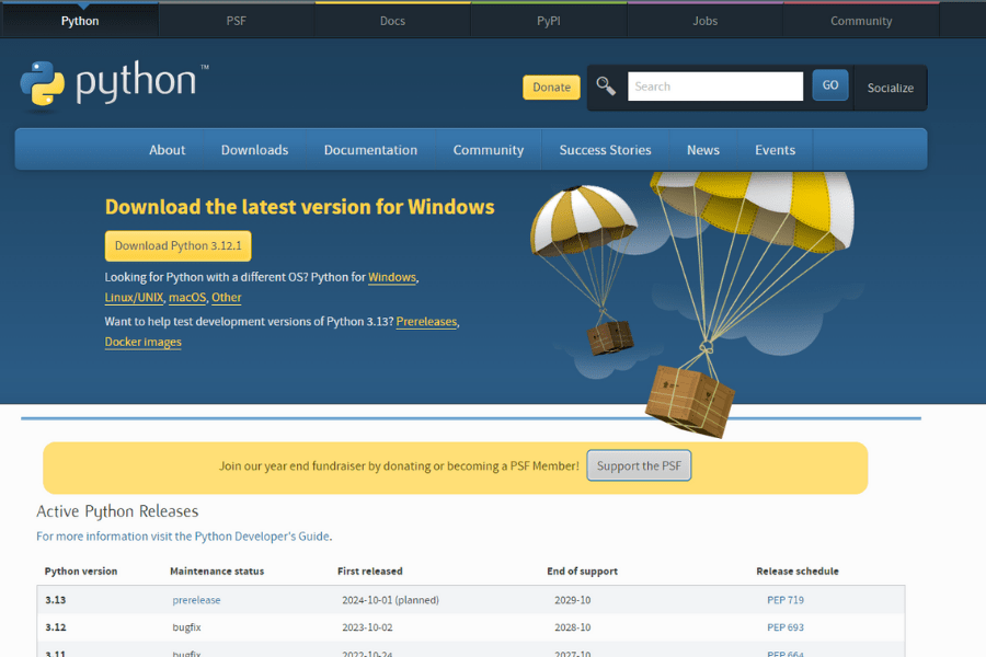 Python installer