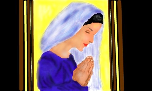 Rugaciune A Portrait Speedpaint Drawing By Lacrimi Queeky Draw Paint