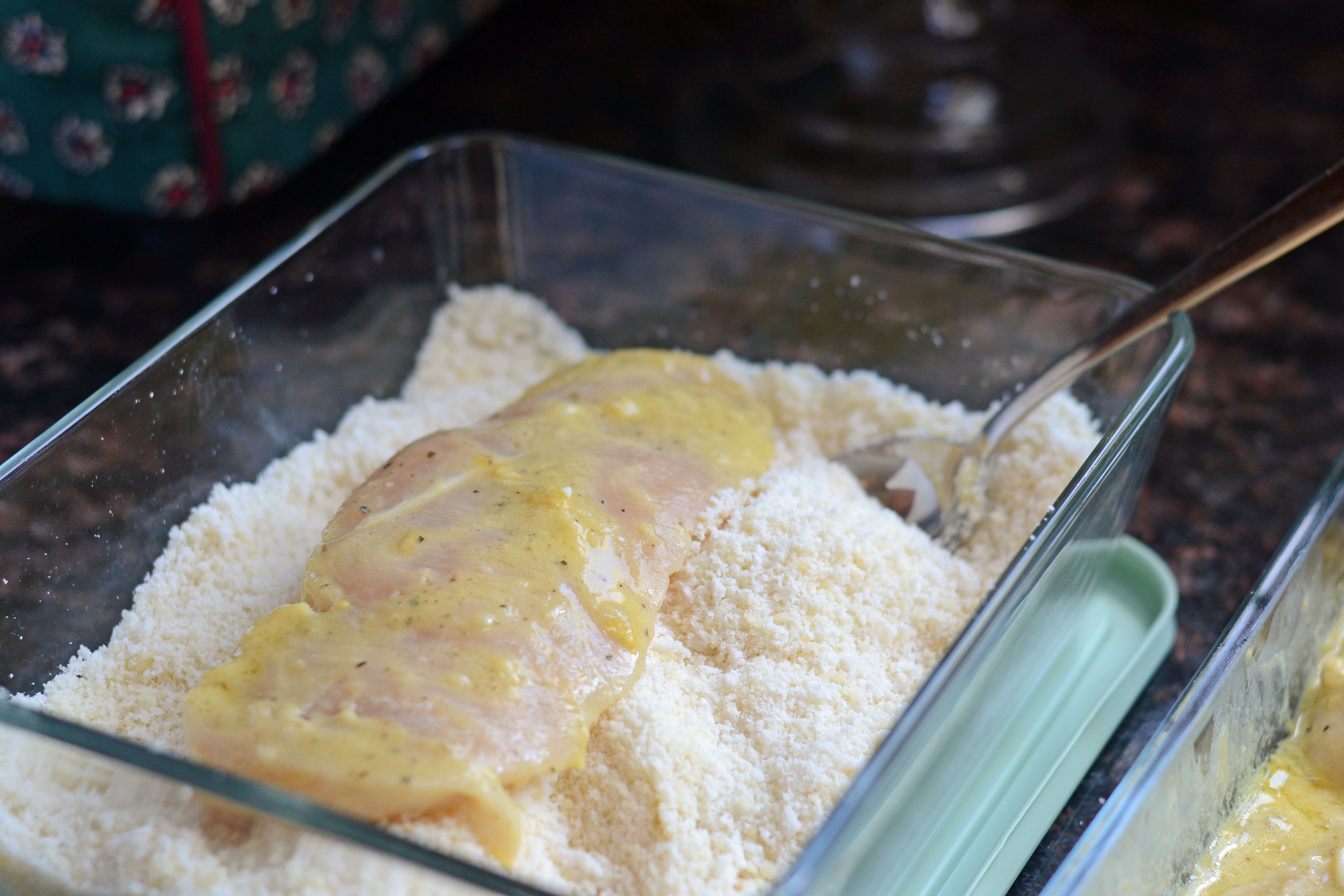 Panko Parmesan Crusted Lemon Chicken