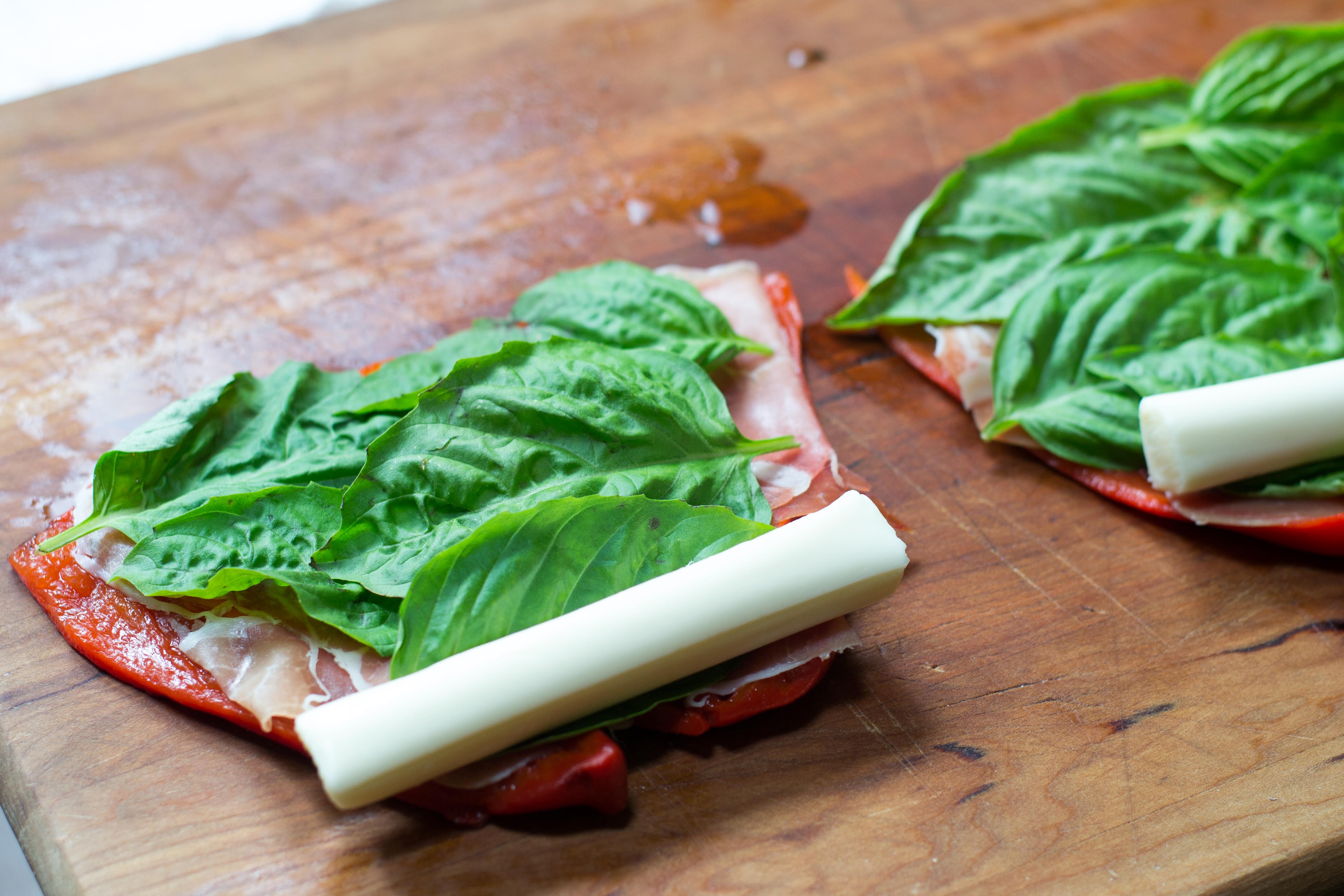 Roasted Red Pepper Involtini