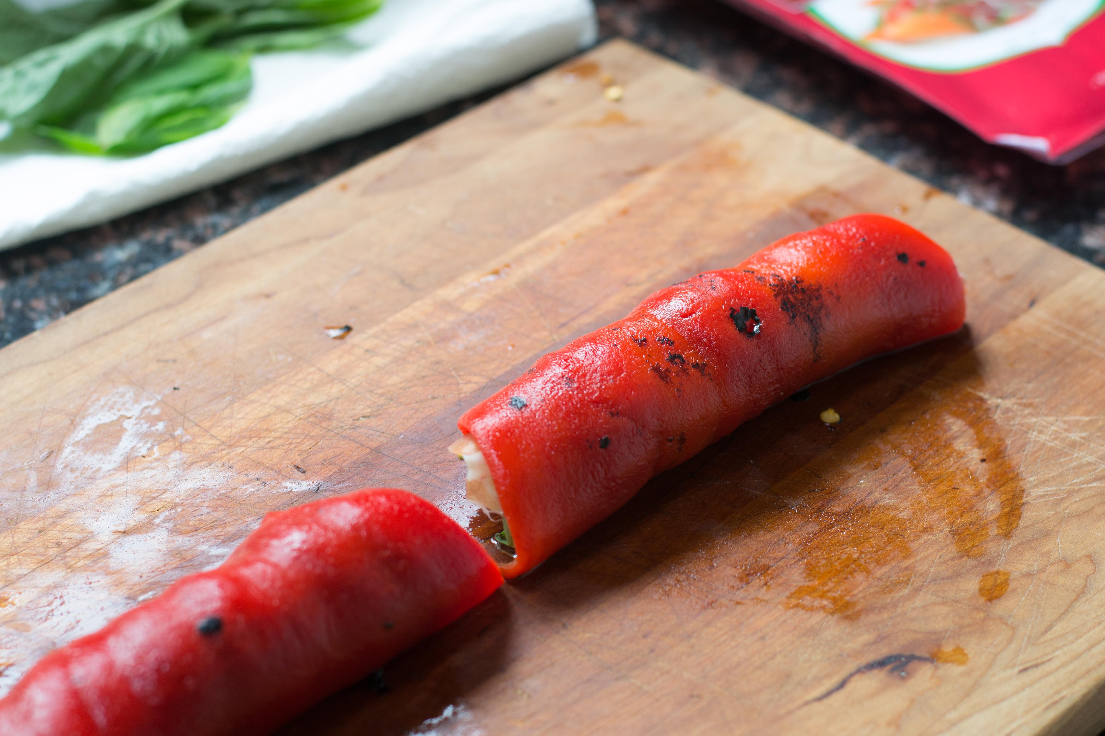 Roasted Red Pepper Involtini