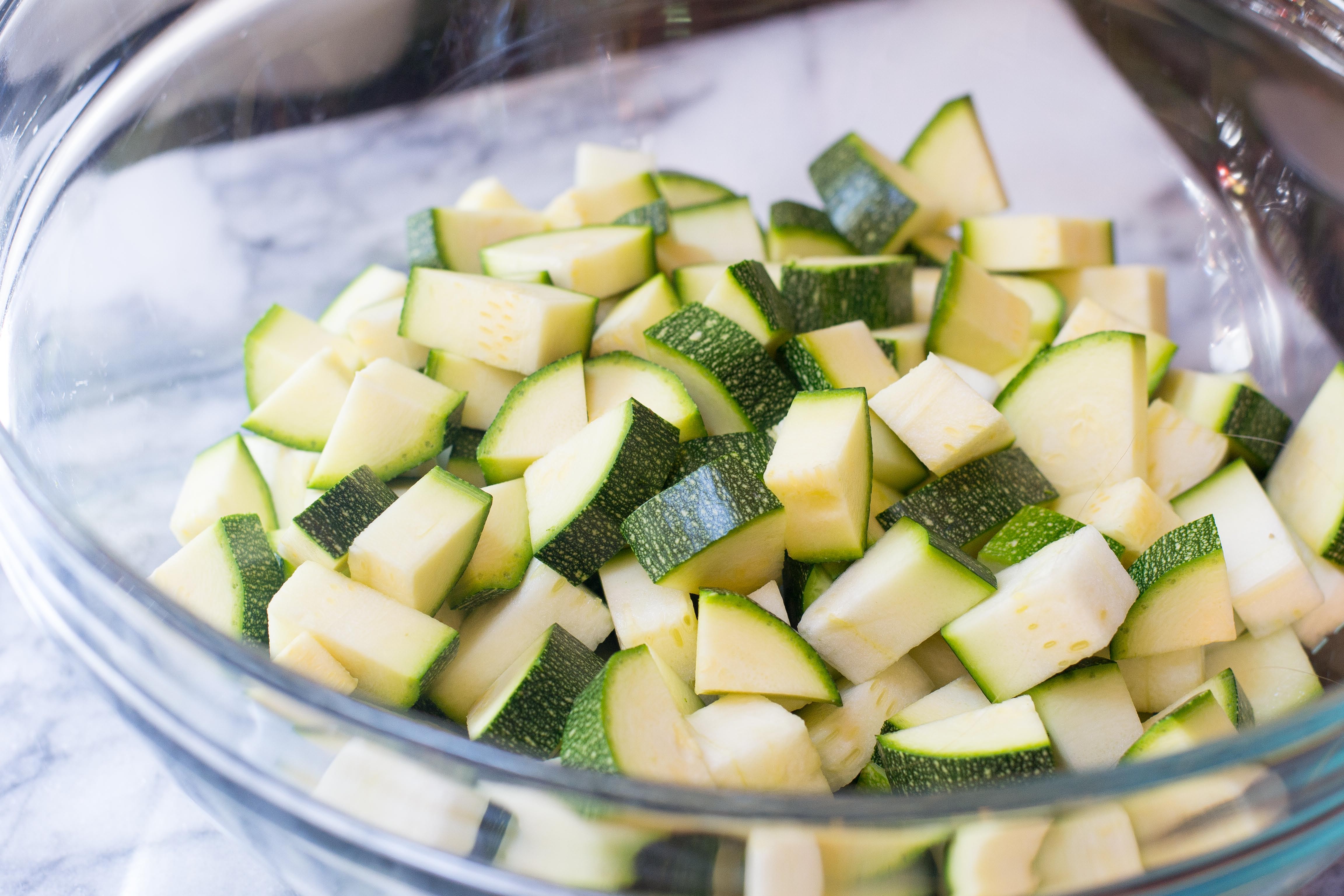 Baked Sun Dried Tomato Zucchini