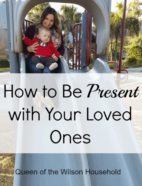 It is so easy to take care of all the physical needs of our family that we forget their souls just need us to be present with them. Find out how to be present with your loved ones!