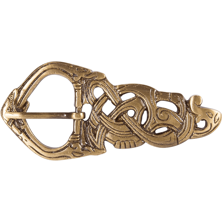 Brass Viking Belt Buckle