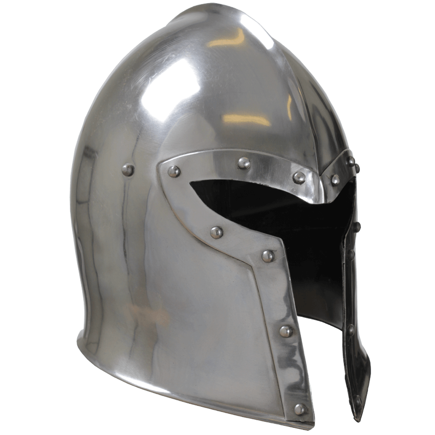 Steel Barbuta Helmet