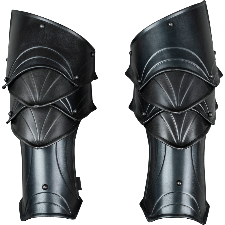 Blackened Dragomir Bracers