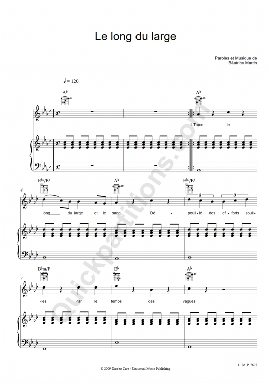 Coeur De Pirate Sheet Music Free Download In Pdf Or Midi On Musescore 