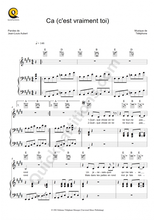 Sur cette première page, vous allez pouvoir découvrir l'introduction ainsi que les riffs du couplet et du . Les Choses De La Vie Partition Piano Pdf - itsessiii