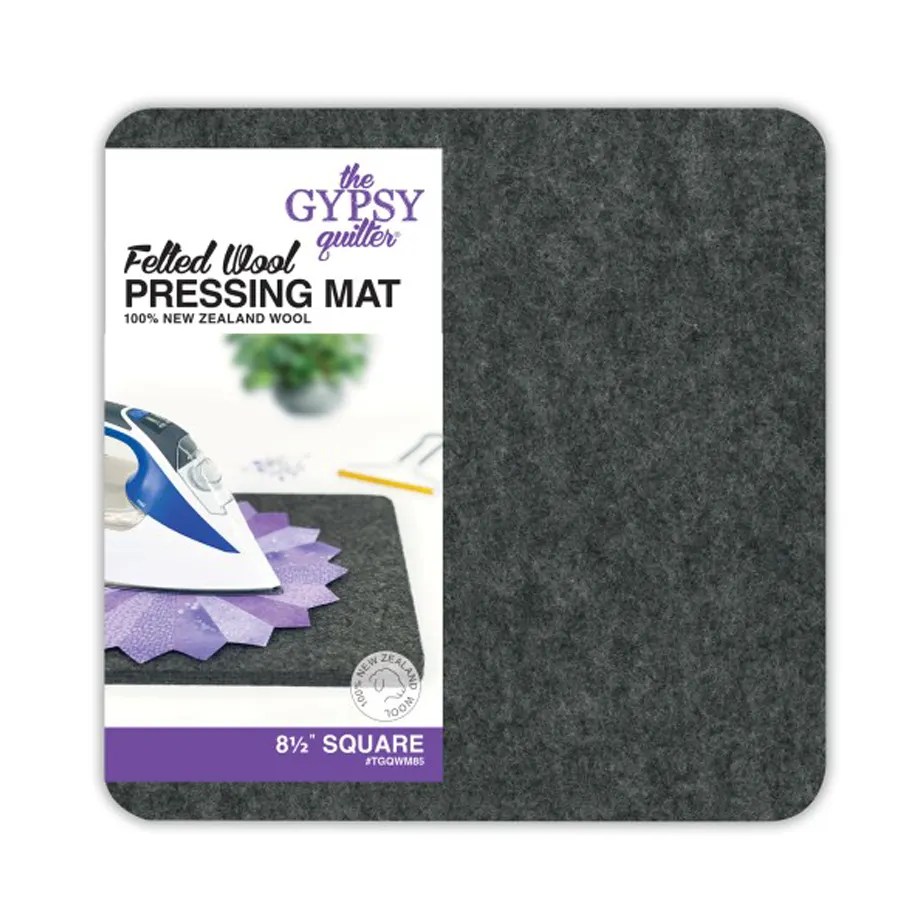 The Gypsy Quilter | Wollen Strijkmat – 8,5 x 8,5inch