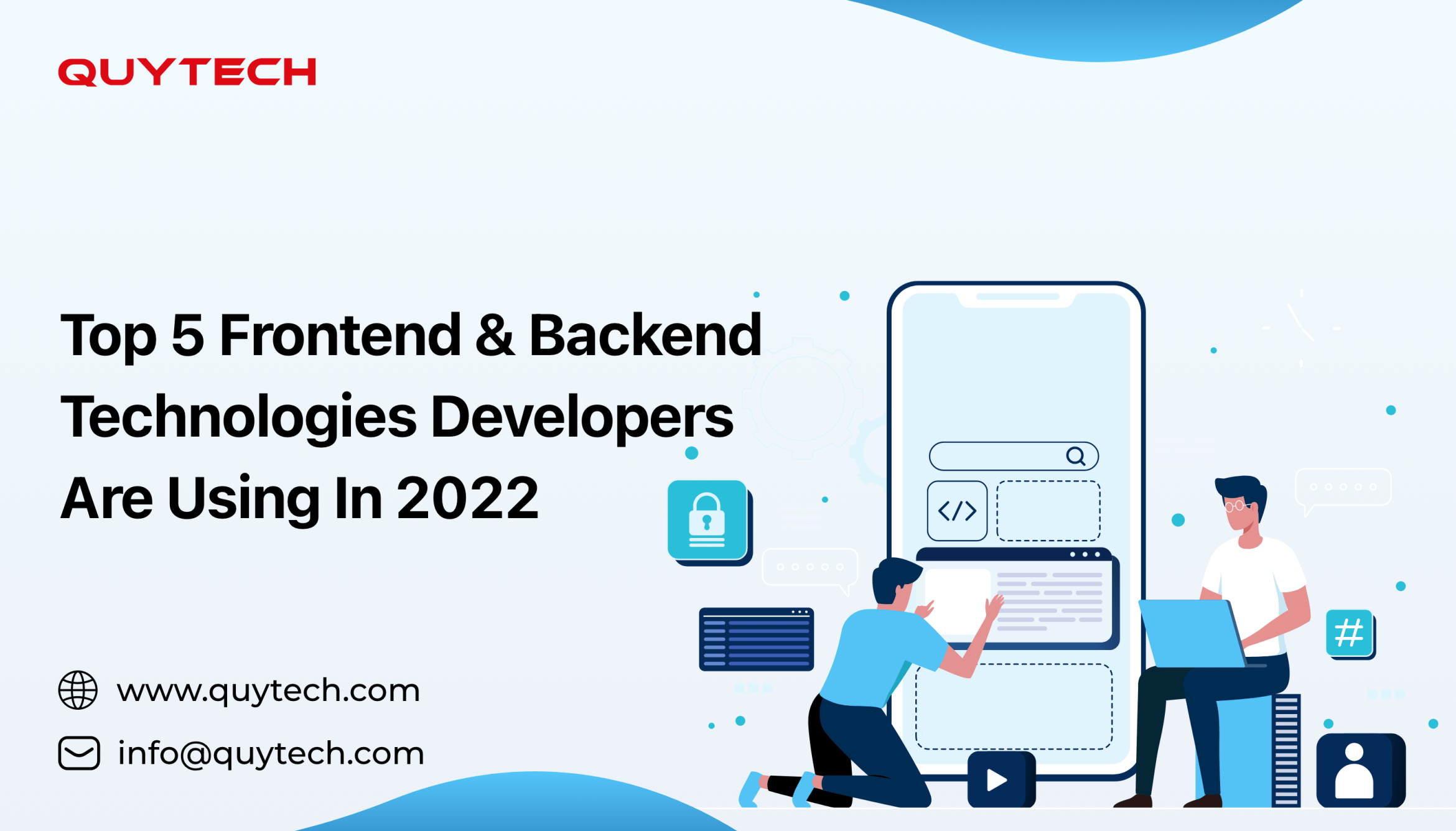 Top 5 Frontend Technologies and Backend Technologies in 2022