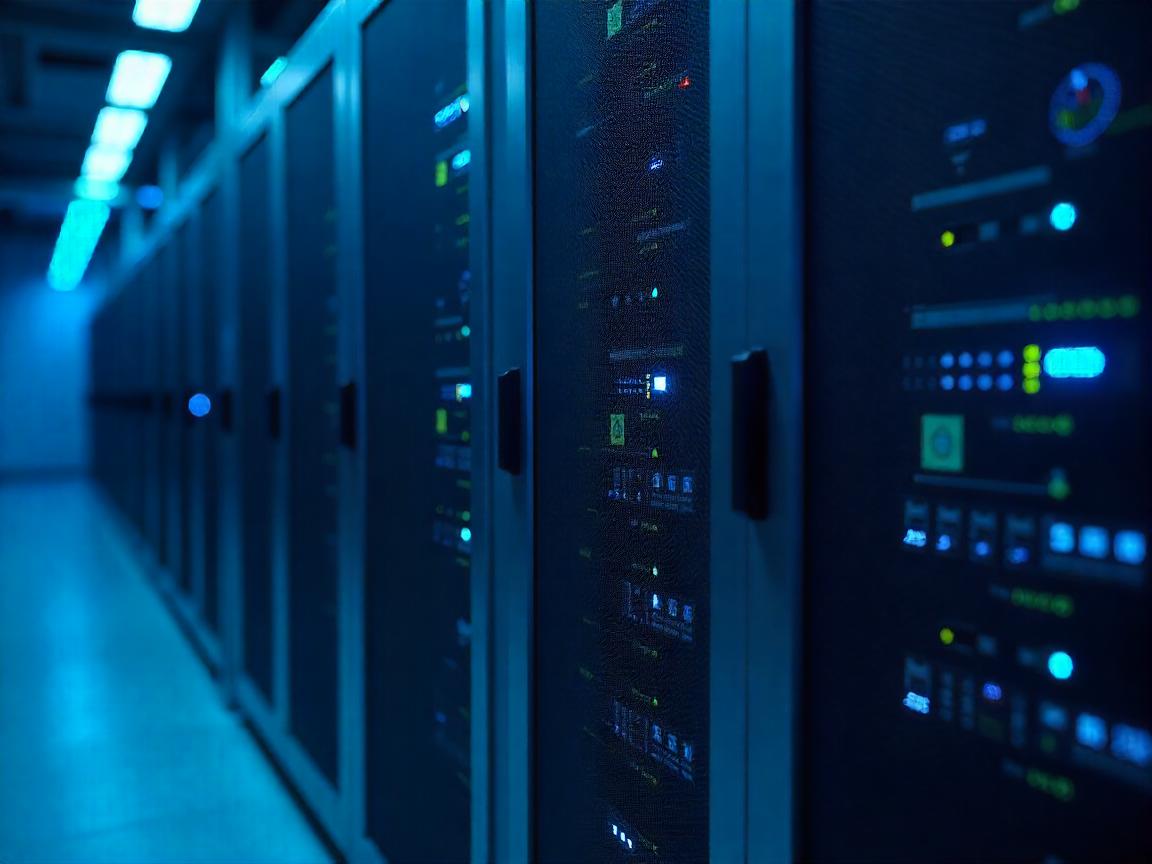 server rack futuristic data center