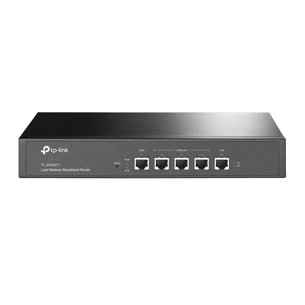 ROUTER TP-LINK wired 10/100 Mb/s, 1 WAN + 1 LAN + 3 WAN/LAN