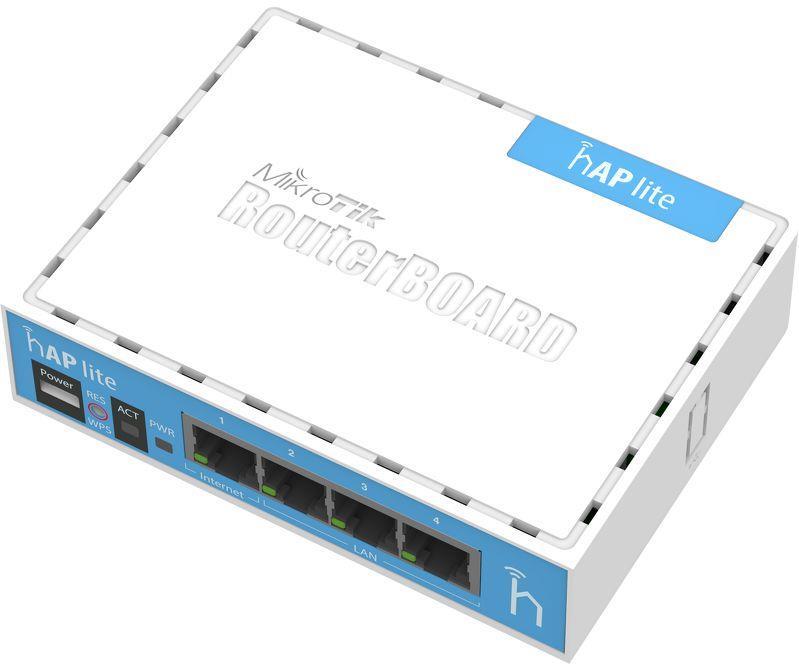 ACCESS Point Mikrotik wireless interior 300 Mbps, port 10/100 x 4, antena interna x 2, fara PoE, 2.4 GHz