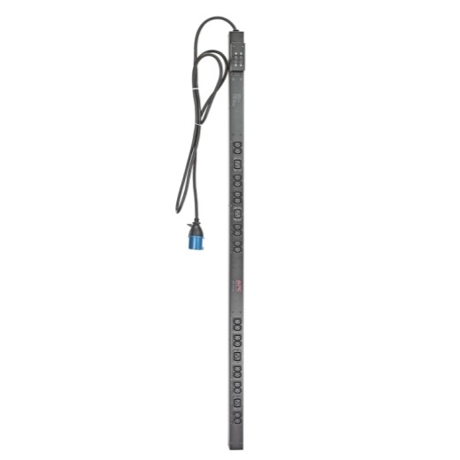 PDU APC, ZeroU pt. rack 19 inch, 24 prize IEC, intrare IEC, max 32 A, cablu 3 m, negru