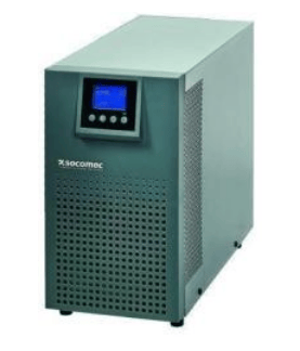 UPS Socomec , Online, Tower, 3000 W, fara AVR, IEC x 4, display LCD, back-up 1 - 10 min.
