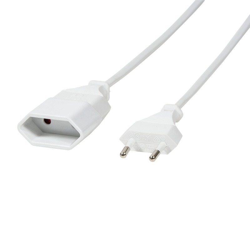 CABLU alimentare LOGILINK 3m, intrare Euro plug, iesire Euro socket, 10A, testat VDE, white
