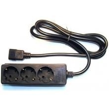 Prelungitor Eaton IEC -Shuko 10A, intrare IEC-C14, 3 iesiri Schuko