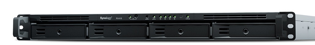 Expansion Unit RackStation RX418 without Rack Kit (options: RKM114 or RKS1317)