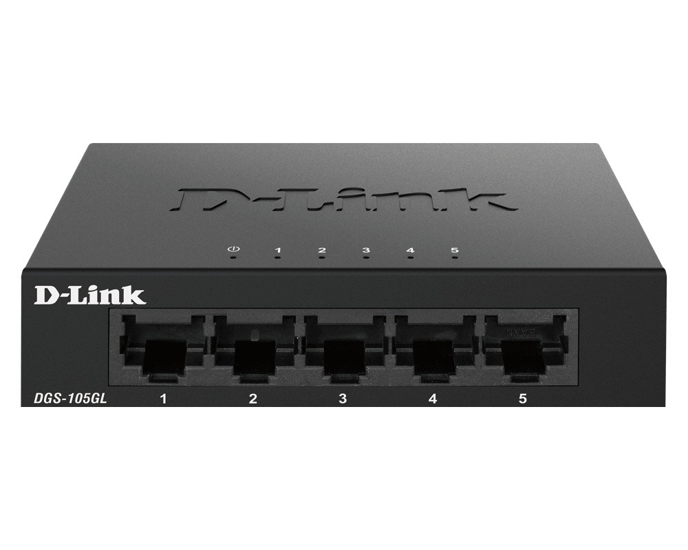SWITCH D-Link 5 porturi Gigabit, carcasa metalica