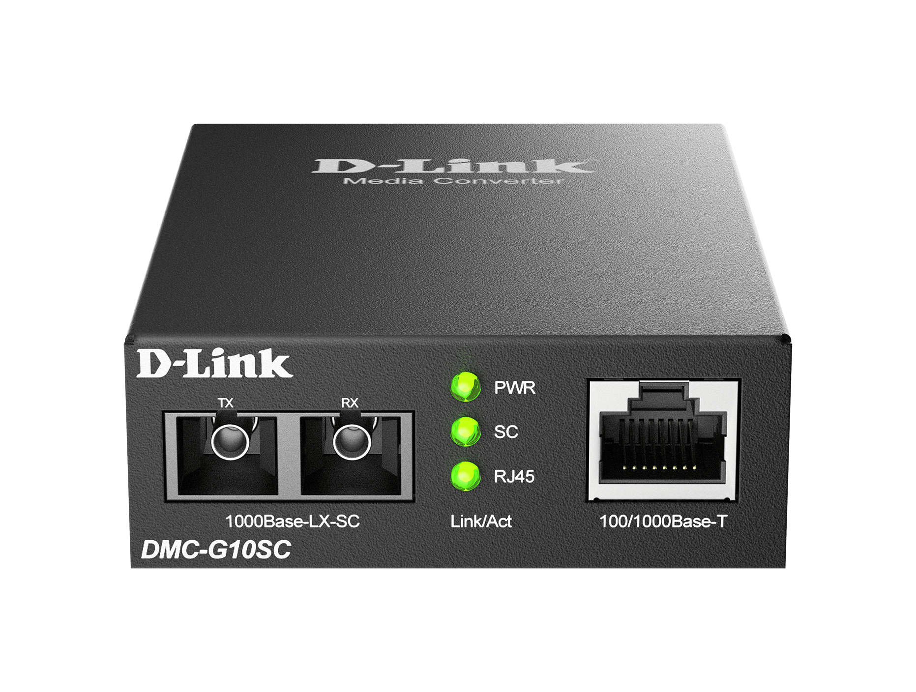 MEDIA CONVERTOR D-Link, 100/1000Base-T Gigabit Ethernet connection to a single-mode fibre 1000Base-LX Gigabit Ethernet, pana la 10km, montabil in sasiu (include timbru verde 0.8 lei)