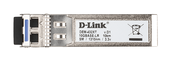 TRANSCEIVER SFP+ D-LINK, Multi-mode, conector duplex LC, Ethernet 802.3ae, 10GBase-LR SFP