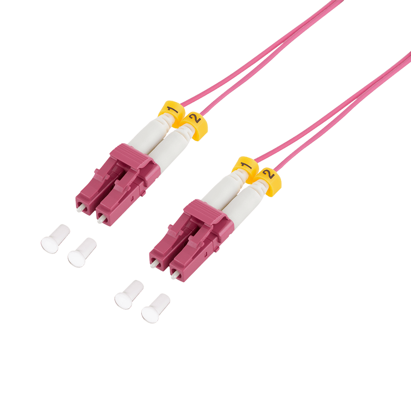 PATCH CORD Fibra Optica LOGILINK OM4 50/125, multimode, LC/UPC-LC/UPC, LSZH, 5 m, super-slim, violet