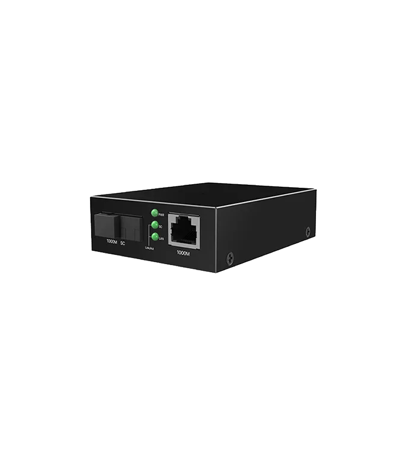 MEDIA CONVERTOR Tenda Single-Mode, 1 x RJ45 port, 1 x GE SC port, distanta 3km, Transmit:1550nm Receive:1310nm, metalic