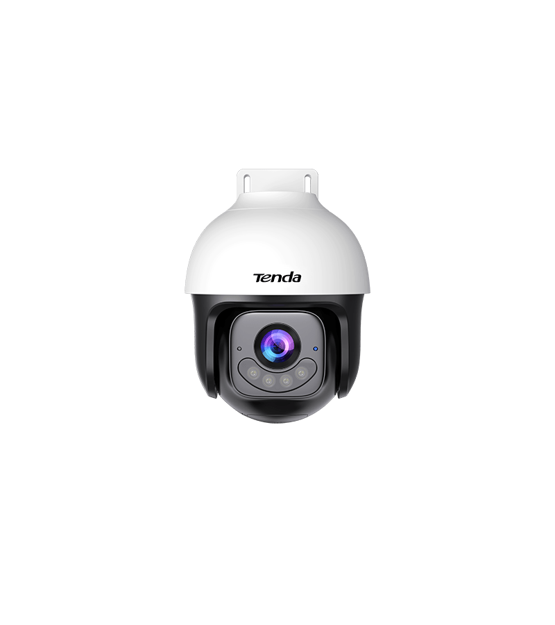 CAMERA IP Tenda, cube, wireless Wi-Fi 6, pt. exterior, dual-lens full color night vision, dist. IR 30m, 5 Mpx rezolutie 3K, microfon, carcasa plastic