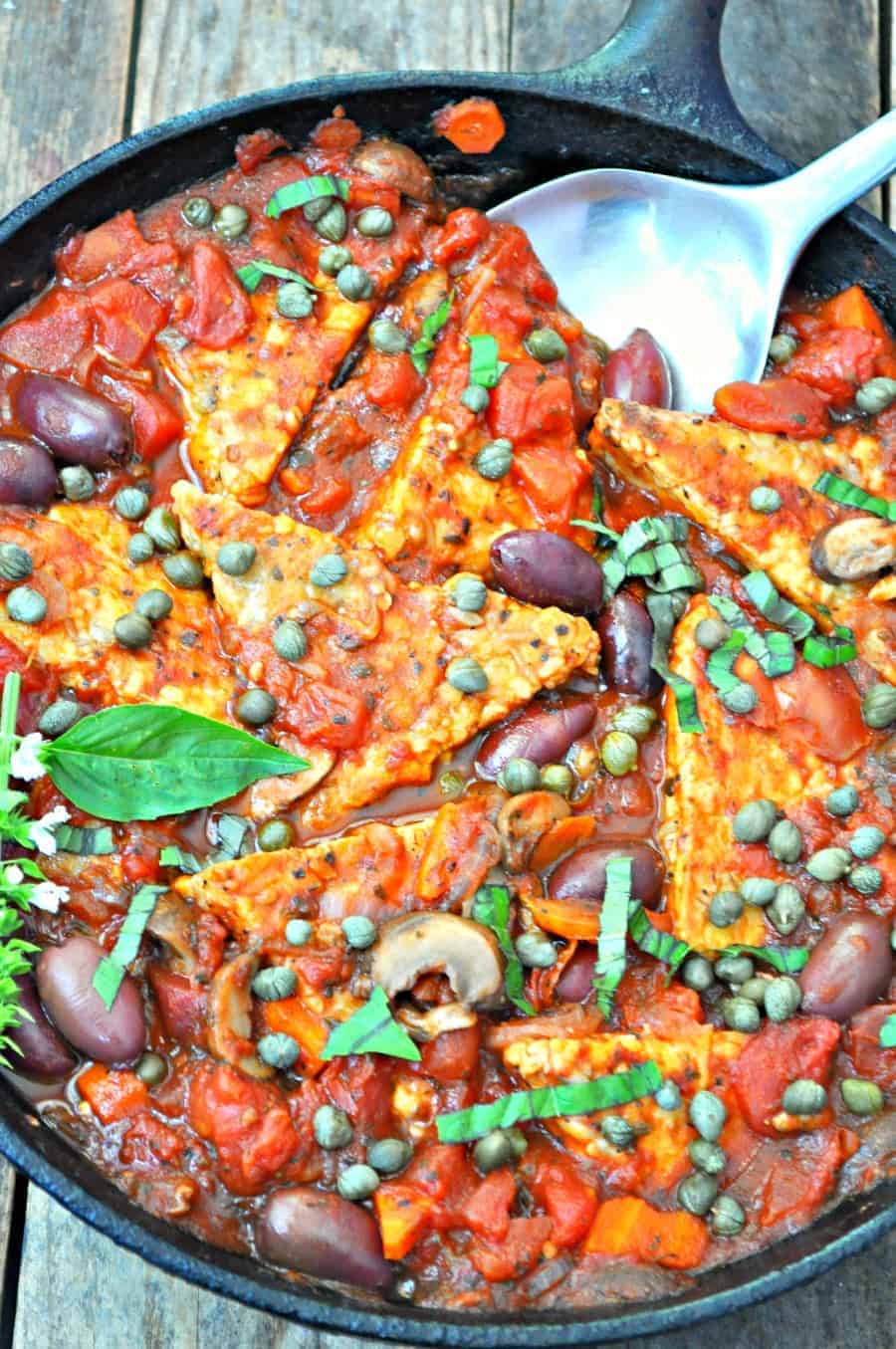 wallpapers Vegan Cacciatore Recipe vegan tempeh cacciatore