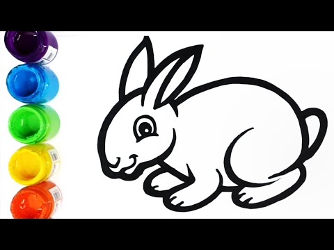Mewarnai gambar kelinci kreasi warna via kreasiwarna.com. How To Draw And Color A Cute Rabbit Cara Menggambar Dan Mewarnai Kelinci Lucu Untuk Anak Rabbit Videos