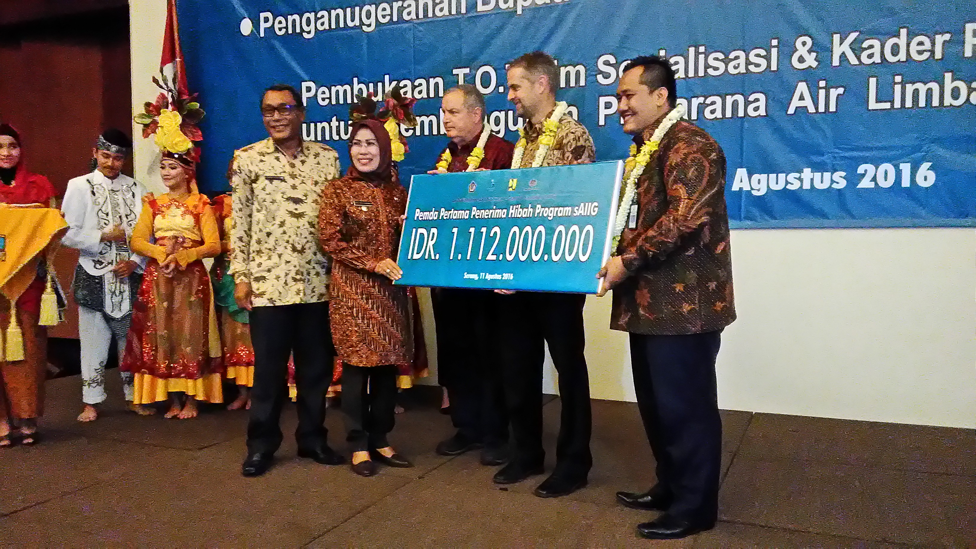 Pemkab Serang Dapat Hibah Program Infrastruktur Sanitasi Rp1,1 Miliar