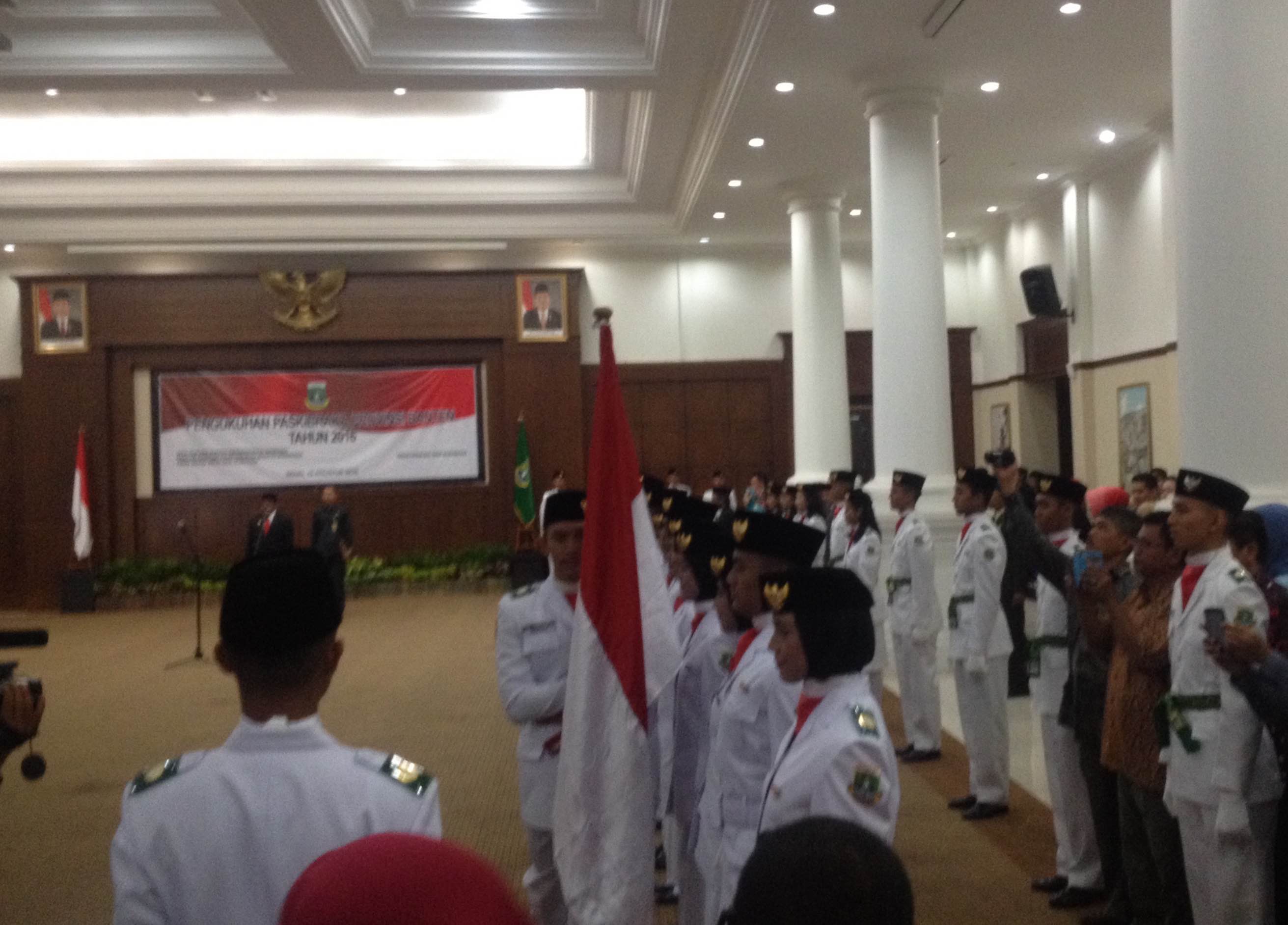 Gubernur Kukuhkan Paskibraka Banten
