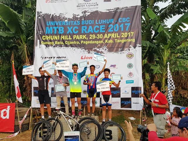 Banten Raih Tiga Medali Emas pada MTB XC Race 2017