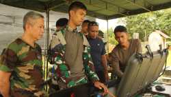 Patroli Drone Satgas 623/BWU, Cari Kelompok KKB di Dalam Hutan Keriting Papua