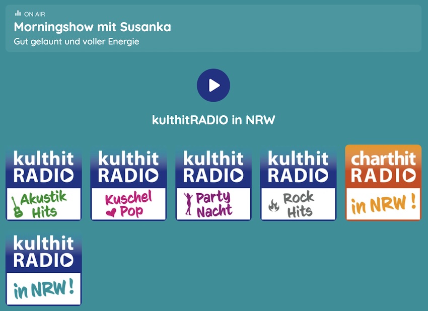 Die kulthitRADIO Morningshow gibt es zumindest derzeit nicht (Quelle: kulthitradio.de)
