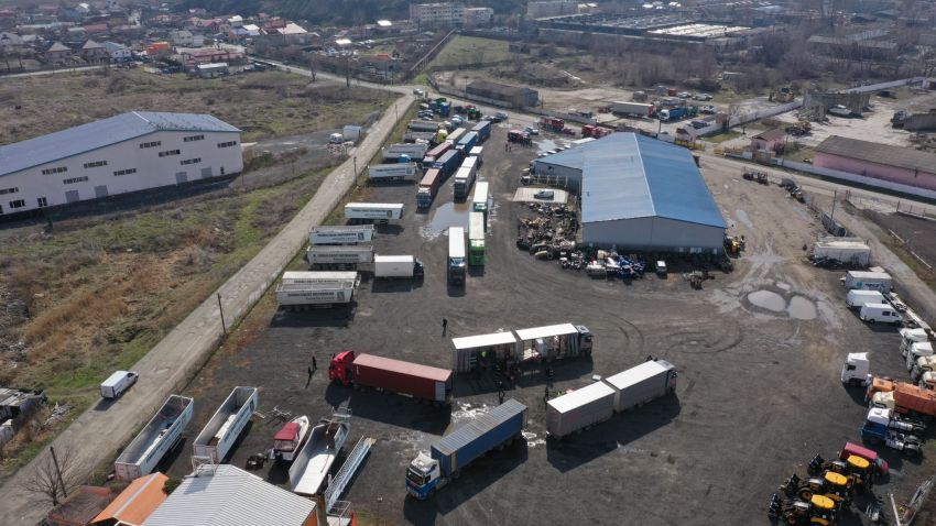 TULCEA: Ajutoare pentru autoritățile din Ucraina, sosite cu șapte tiruri din Germania