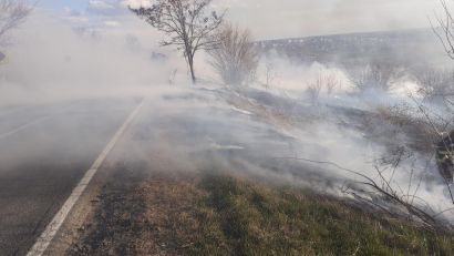 FOTO. Intervenție în județul TULCEA. Pericol de accidente între Jijila și Măcin!
