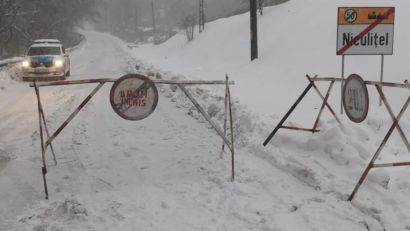TULCEA: Circulație rutieră închisă pe un drum județean