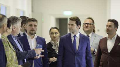 CONSTANŢA: Ministrul Cercetării, Inovării şi Digitalizării, Sebastian Burduja, în vizită oficială la Universitatea Ovidius