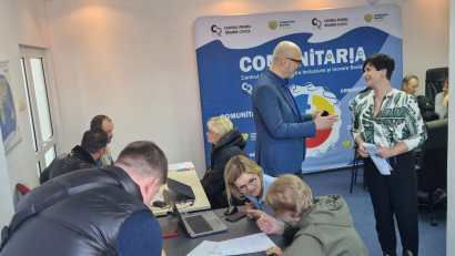 Peste o sută de ucraineni şi-au găsit un loc de muncă la târgul de job-uri, desfășurat de Centrul pentru Resurse Civice