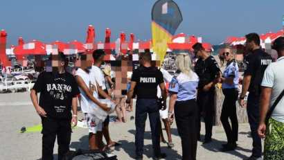EFORIE: Opt persoane amendate pentru comerț ambulant pe plaje
